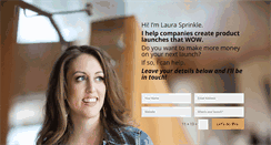 Desktop Screenshot of laurasprinkle.com